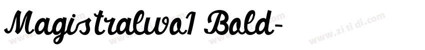Magistralwo1 Bold字体转换